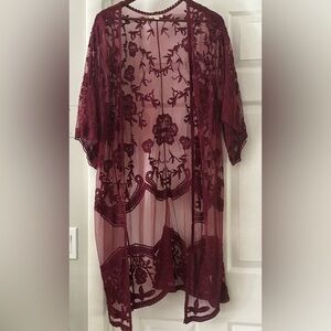 Miami Lace Kimono/Cover-up